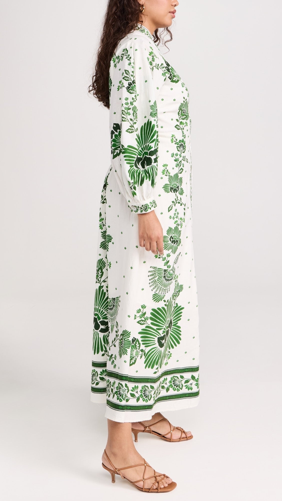 Forest Soul Off-White Maxi Dress